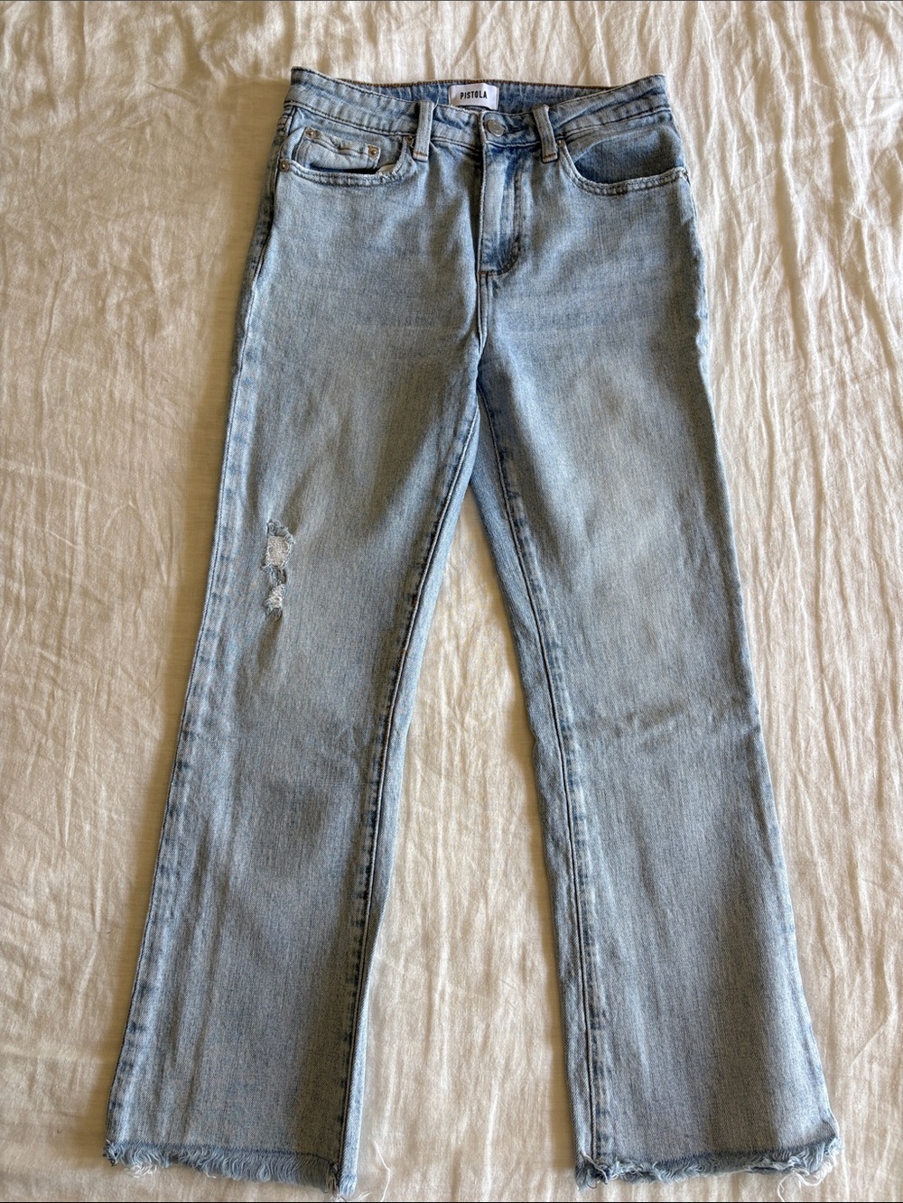 pistola Pale Blue Flare Jeans
